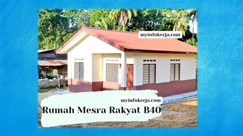 Rumah Mesra Rakyat B40 Panduan Daftar Permohonan Jawatan Kosong 2023