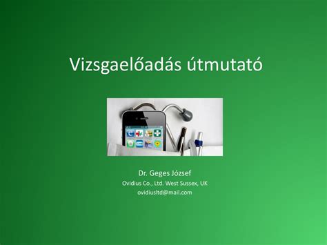 Vizsgael Ad S Tmutat Ppt Let Lteni