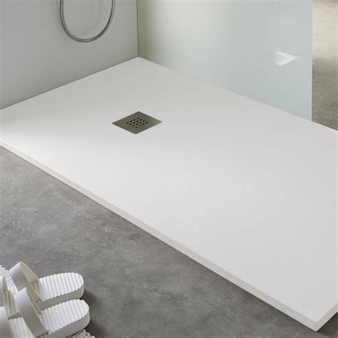 Piatto Doccia Slate X Bianco Effetto Pietra Mineralmarmo