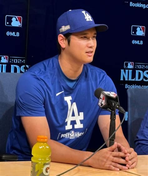 大谷翔平「楽しみだなという方が今は大きい」初のポストシーズンへ取材対応、6日からパドレス戦 Mlb 日刊スポーツ