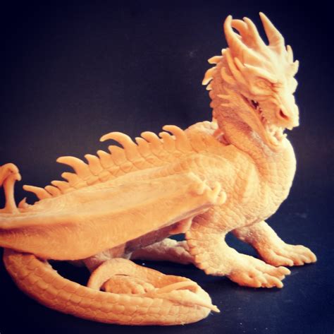 Clay Dragon Sculptures