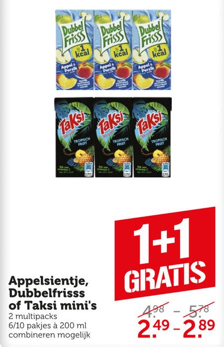 Taksi Fruitdrank Folder Aanbieding Bij Coop Details