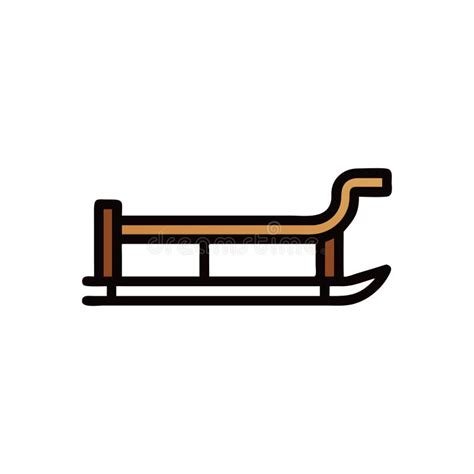 Beautiful Sleigh Bed Frame For Stylish Spaces Stock Illustration