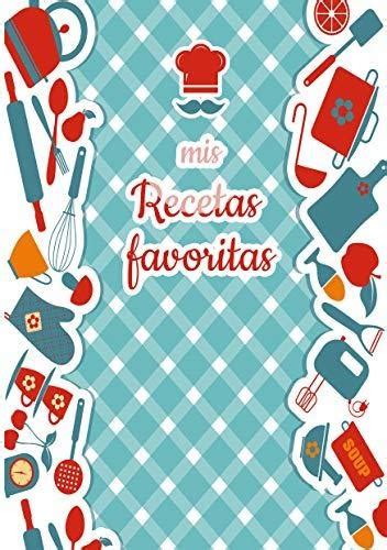 Mis Recetas Favoritas Libro De Recetas Mis Platos Libro Envío gratis