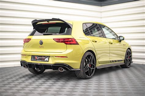 Dyfuzor Tylnego Zderzaka ABS VW Golf 8 GTI Clubsport MAPET TUNING