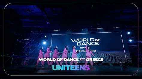 Uniteens Frontrow Junior Team Division World Of Dance Greece