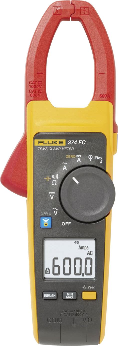 Fluke 4696001 Iso Hånd Multimeter Strømtang Kalibreret Iso Digital