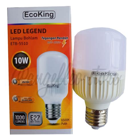 Jual Lampu Led Ecoking Jumbo Capsul Watt Satuan Shopee Indonesia