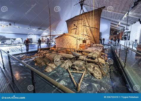 The Raft Kon Tiki On Display At The Kon Tiki Museum Editorial Image