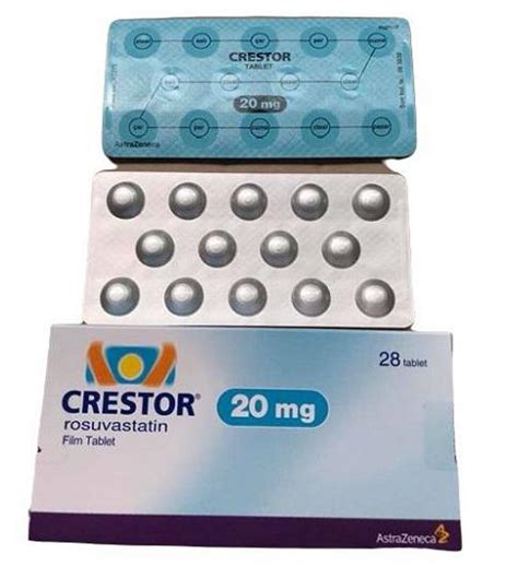 Crestor 20mg Rosuvastatin Astrazeneca Turkey H28v