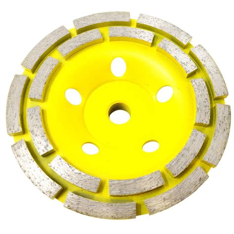 Stadea CWD202H Concrete Grinding Wheel 4 1/2 Inch Double Row Diamond Cup Grinding Grinder Wheels ...