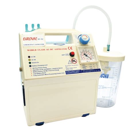 Aspirador quirúrgico con batería EUROVAC AC DC Anand Medicaids