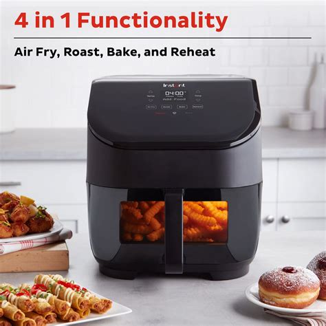 Instant Vortex Quart Air Fryer With Clearcook Instant Home