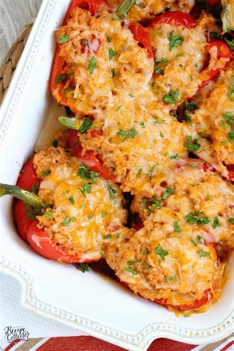 Shrimp Stuffed Peppers - Diary of A Recipe Collector