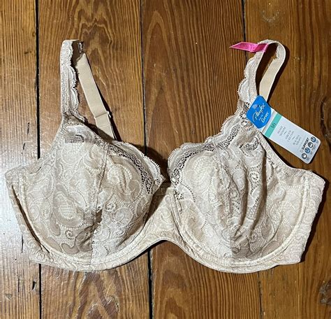 Playtex Bra Us 4514 Love My Curves Lightly Lined Underwire 40d Beige