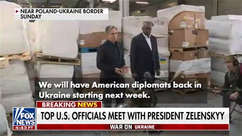 American Diplomats To Return To Ukraine To Reopen Us Embassy Fox News