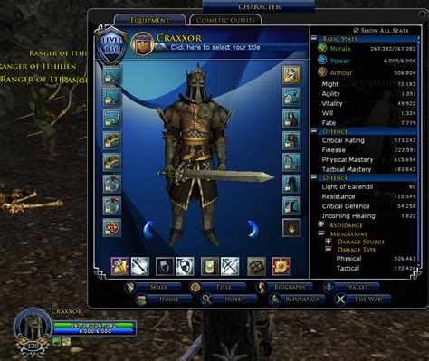 Lotrohq Class Builds Tips Tricks For Lotro Stats