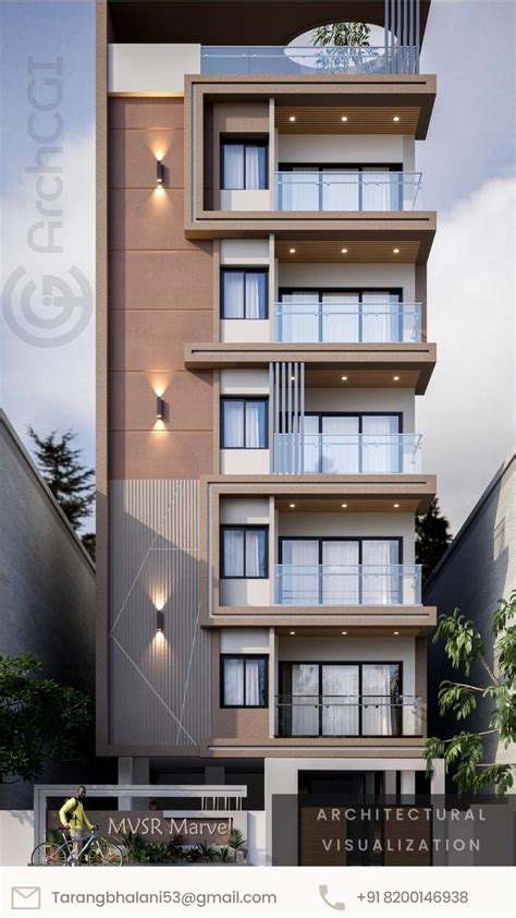 Identical Front And Back Exterior Apartment Design