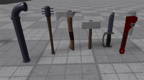 Feedback On First Set Of Melee Weapons - Creations Feedback - Developer Forum | Roblox