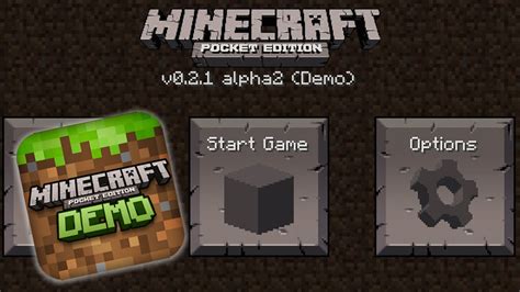 Minecraft Pocket Edition DEMO In 2020 YouTube