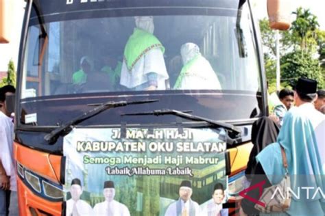 Wabup Oku Selatan Lepas Keberangkatan Jch Ke Asrama Haji Palembang