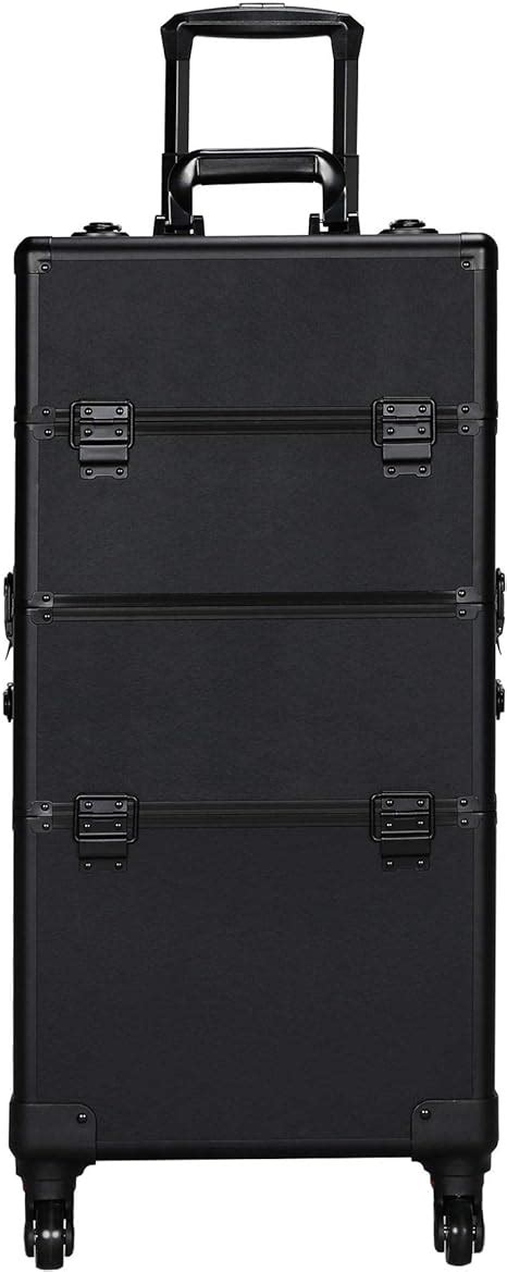 Yaheetech Professional Makeup Trolley 3 In 1 Extra Large Makeup Case