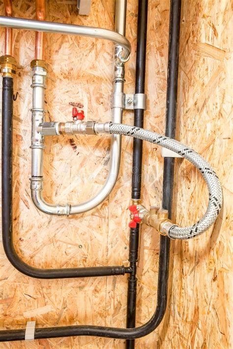 Connection Of Heating And Hot Water Stock Photo Image Of Boiler Plastic 83505436