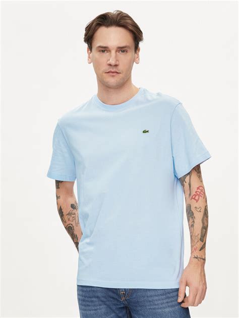 Lacoste T Shirt Th2038 Bleu Regular Fit Modivofr