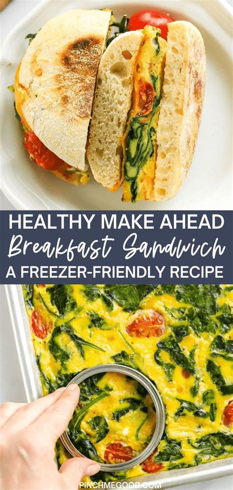 Healthy Make Ahead Breakfast Sandwich Recipe Healthy Make Ahead Breakfast Healthy Breakfast