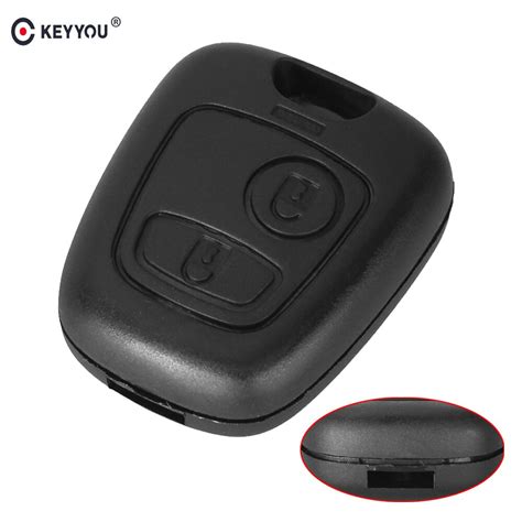 Keyyou New Remote Car Key Case Shell Entry Fob Buttons For Peugeot