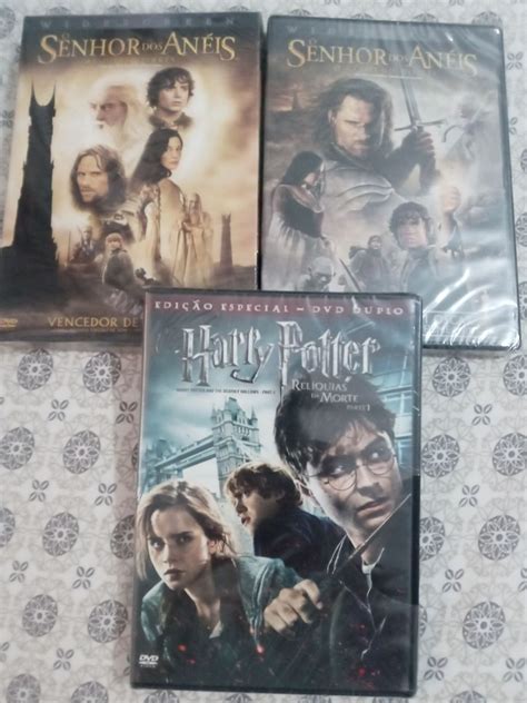 Dvds Lacrados Harry Potter E O Senhor Dos An Is Produto Vintage E