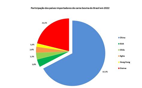 Maiores Importadores De Carne Bovina Do Brasil Entre 2018 E 2022