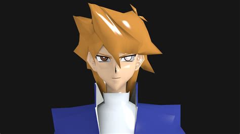 Artstation Joey Wheeler Yugioh Anime Lowpoly 3d Model Game Assets