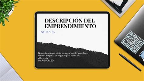 Descripci N Del Emprendimiento