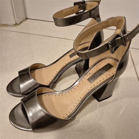 Miss KG Kurt Geiger Heeled Sandals Gunmetal Silver Depop