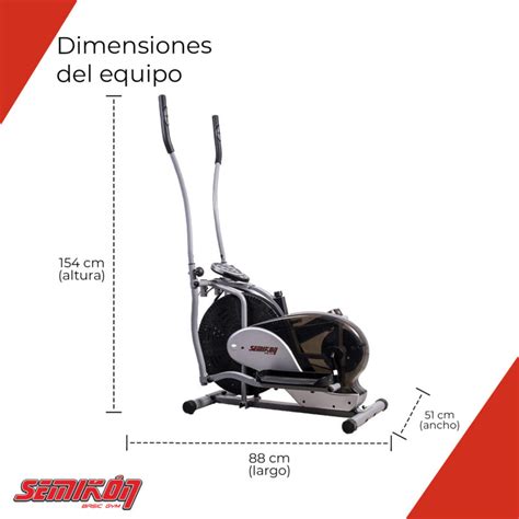 Caminador Eliptico Te 364hp Semikon Basic Gym