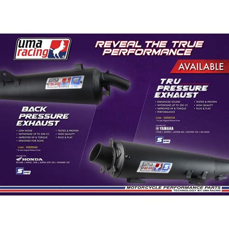 UMA RACING STANDARD CUTTING RACING EXHAUST PIPE MUFFLER EKZOS PAIP