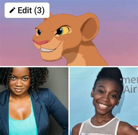 Lion King Young Nala With Voice Actresses By Aliciamartin851 On Deviantart