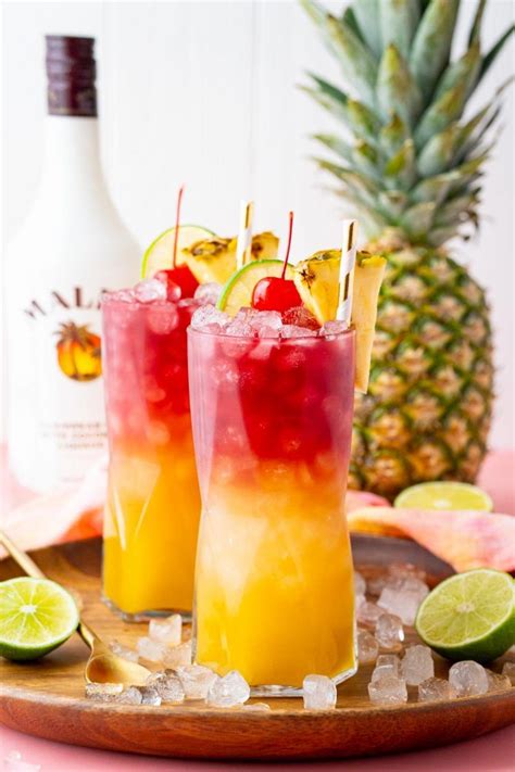 Malibu Bay Breeze Is A Fruity Layered Cocktail Bursting With The Best