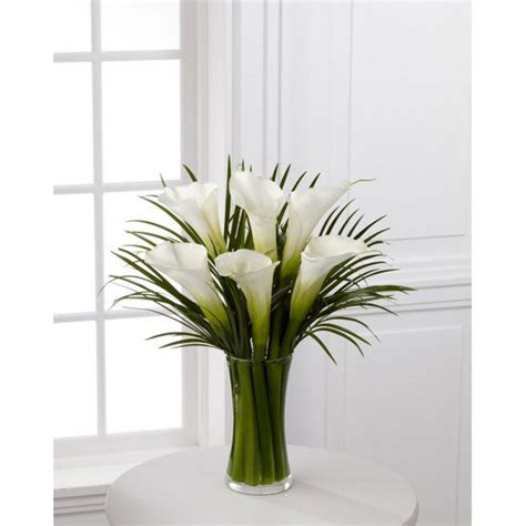 S2 Calla Lily Sympathy Arrangement Anemoneflowers