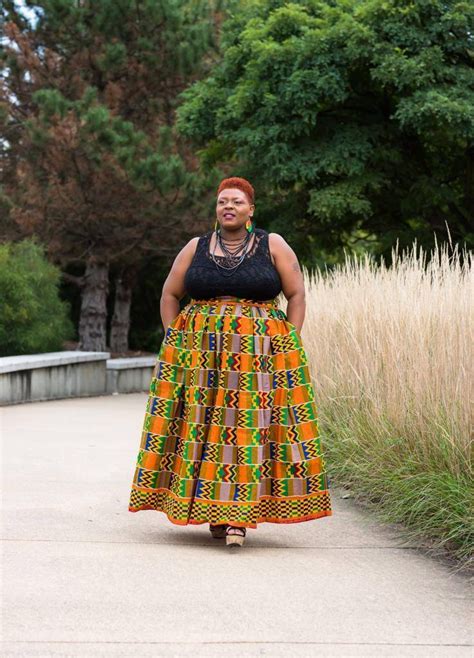 Red Kitenge Skirt - Etsy