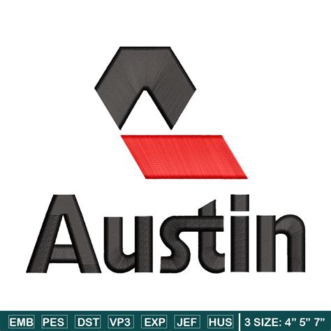 Austin logo embroidery design, Austin logo embroidery, logo - Inspire ...