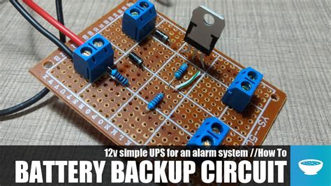 12v Battery Backup Circuit How To YouTube