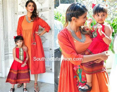 Lakshmi Manchu And Her Daughter Nirvanas Boho Style South India Fashion