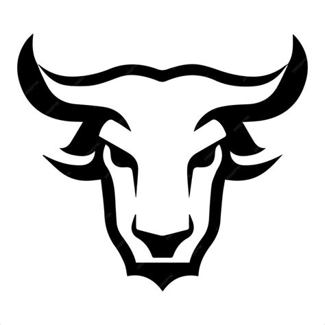 Premium Vector Cow Head Logo Design Vector