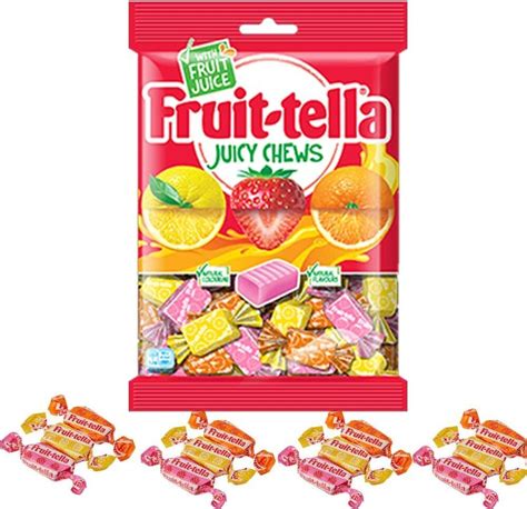 Fruitella Juicy Chews Strawberry Mix Rainbow Mini Bag Sweets Ebay