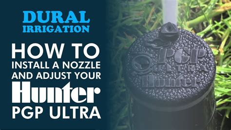 How To Install A Nozzle Adjust Your Hunter Pgp Ultra Youtube