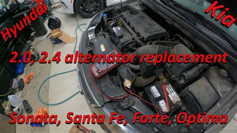 Alternator Replacement Hyundai Kia Sonata Santa Fe Optima