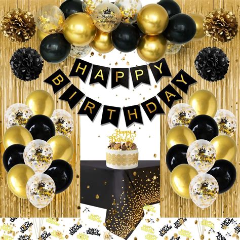 Amazon ZERODECO Birthday Decoration Set Happy Birthday Banner