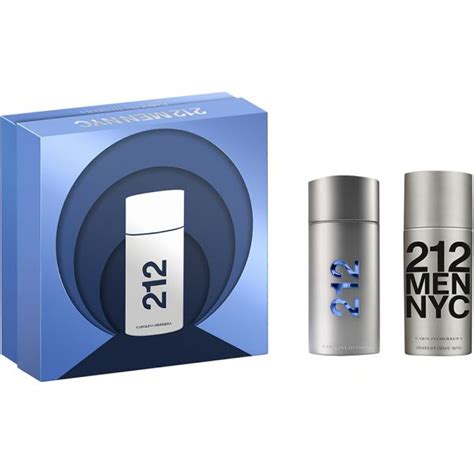 Kit Perfume Carolina Herrera 212 Men Nyc Edt 100ml Desodorante 150ml Masculino